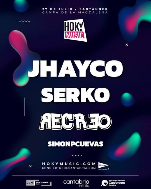 Hoky Music 2025: Jhayco, Serko, Recreo y Simónpcuevas