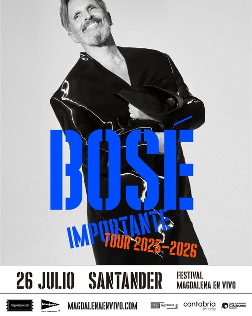 Miguel Bosé. Importante Tour 2025