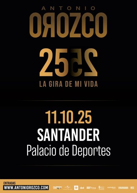 Antonio Orozco llega a Santander con "La gira de mi vida"