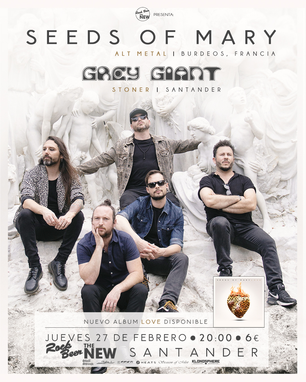 Seeds Of Mary en directo, junto a Grey Giant