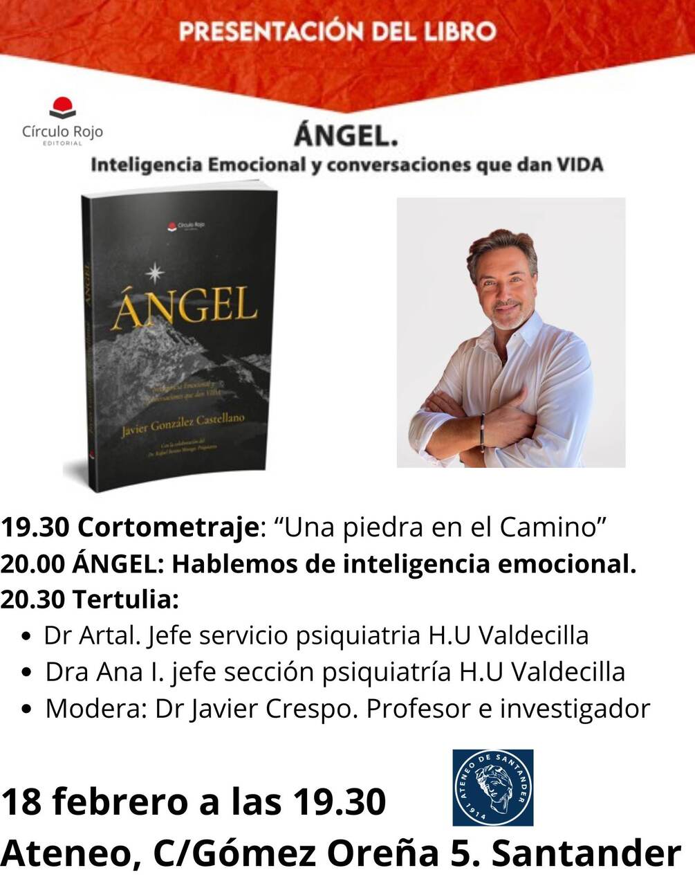 Presentación del libro "ÁNGEL. Inteligencia Emocional y conversaciones que dan VIDA"