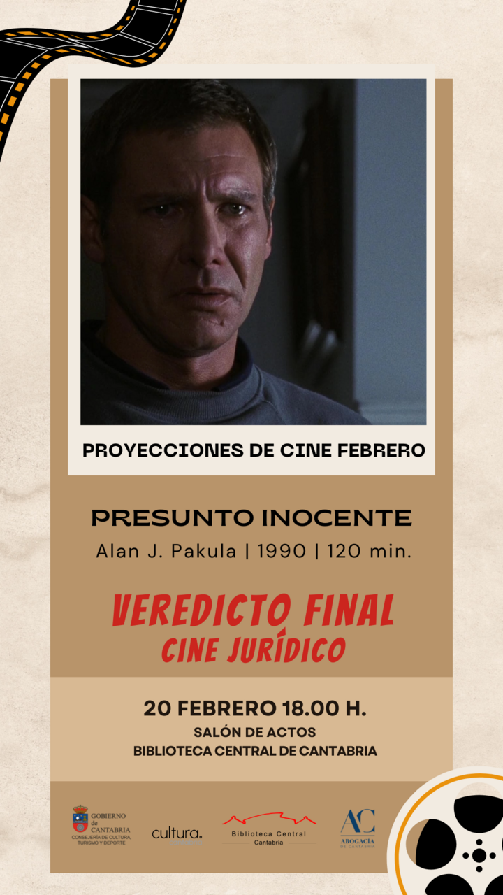 Cine jurídico: "Presunto inocente", de  Alan J. Pakula