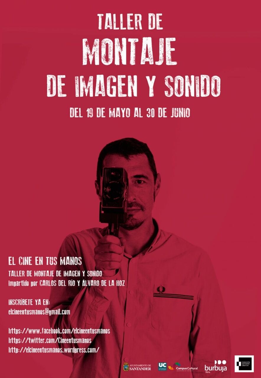 El cine en tus manos aborda el montaje de la imagen y el sonido del 19 de mayo al 30 de junio