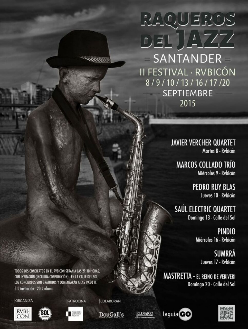 Los Raqueros del Jazz regresan a la calle Del Sol del 8 al 20 de septiembre