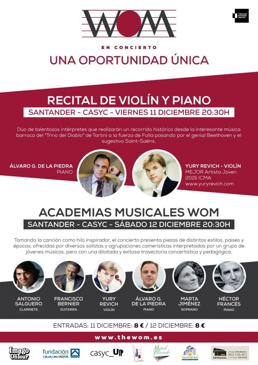 Las Academias WOM se despiden con nuevos conciertos y clases magistrales