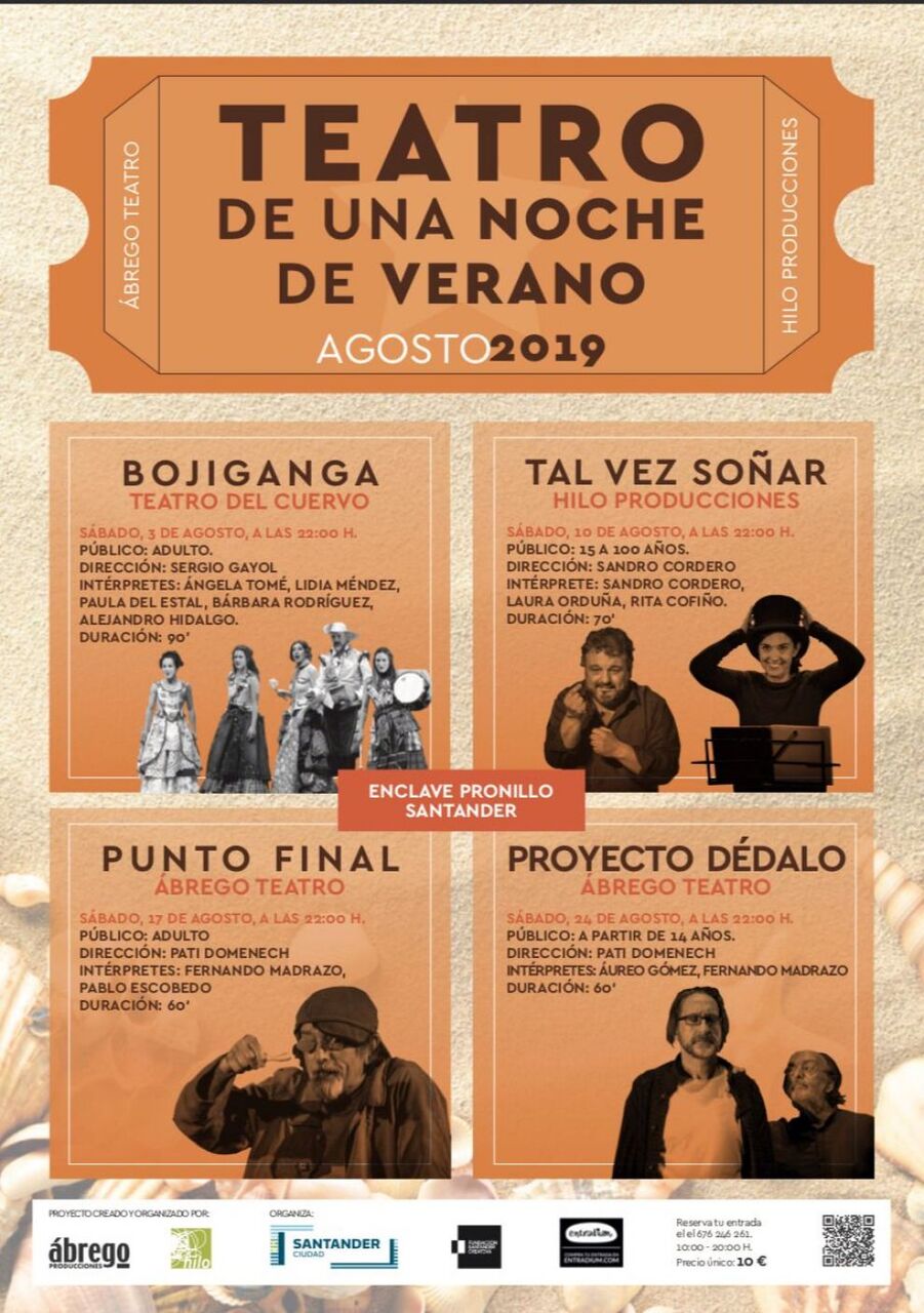 Teatro de una noche de verano traerá cuatro espectáculos nuevos a Enclave Pronillo en agosto