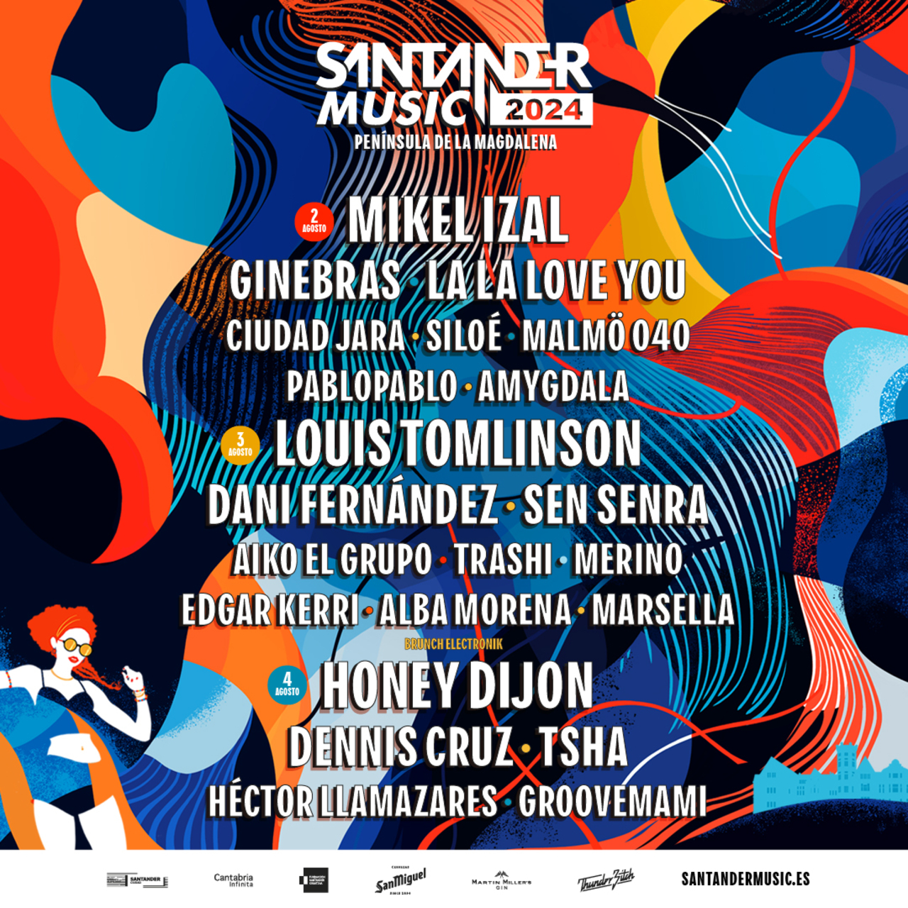 El festival "Santander Music 2024" comienza hoy esperando reunir a más de 30.000 personas 